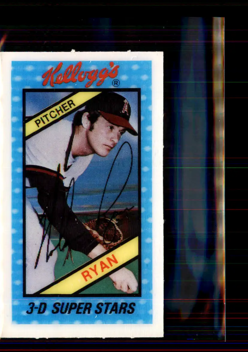 Nolan Ryan 1980 Kellogg's 3-D Super Stars #20 - (pk2) - Houston Astros