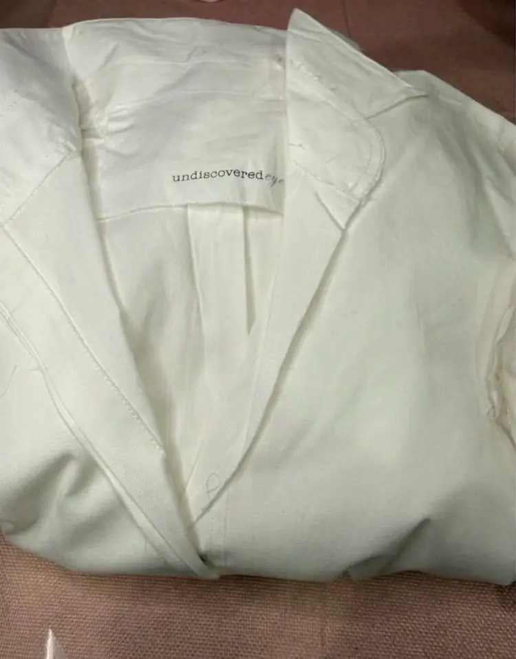 Anthropologie White Button Tunic Shirt Dress