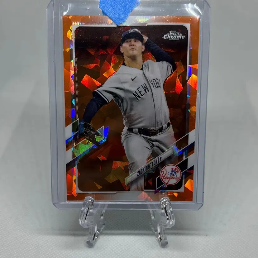 2021 Topps Chrome Saphire Zach Britton /25 New York Yankees