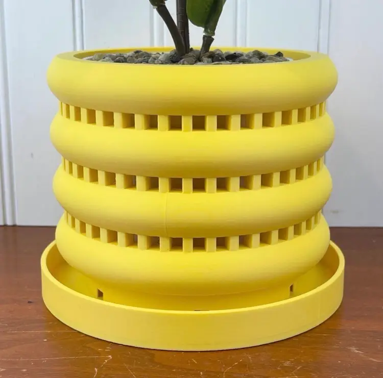 The Ulra Indoor Orchid Planter Pot with Drainage Tray, Modern Planter