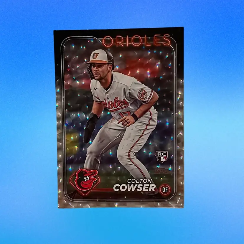 2024 Topps Series One Colton Cowser RC Silver Pattern Foil Baltimore Orioles
