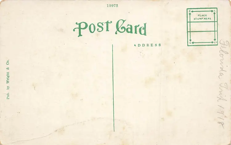 MIAMI FLORIDA~ROYAL PALM HOTEL~1918 ANTIQUE VINTAGE POSTCARD