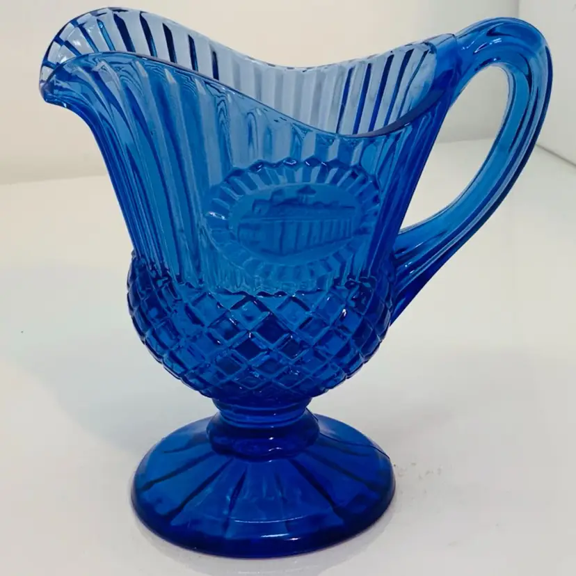 Cobalt Blue Avon Replacement Glass Creamer