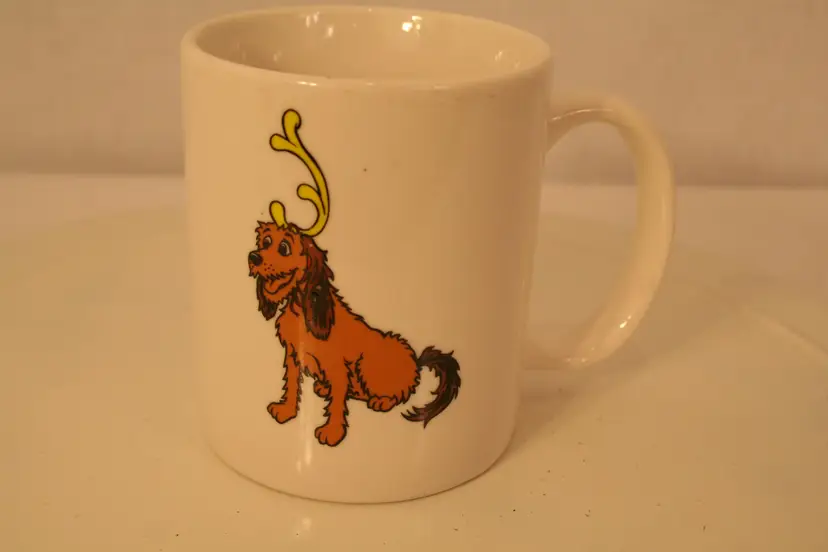 Universal Studios How Grinch Stole Christmas Movie 2000 Max Dog Coffee Tea Mug