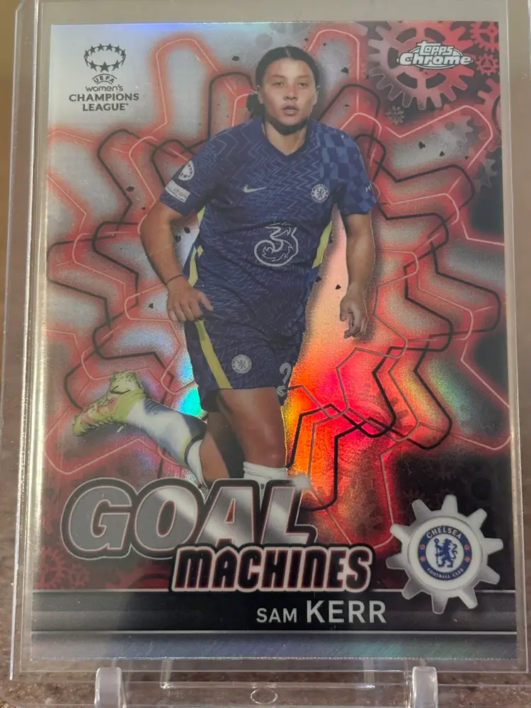 Sam Kerr 2021-22 Topps Goal Machines Box Hit GM-1 Chelsea Australia
