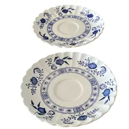 J&G Meakin Blue Nordic Saucer - Blue Onion Pattern