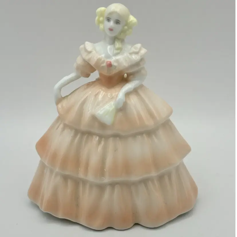 Little Coalport Minuettes Figurine “Summertime “ Bone China Made In England