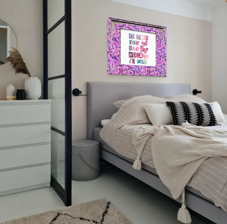 To Live for the Hope of It All -Butterfly Framed Wall Art - Taylor Swift -Folklore