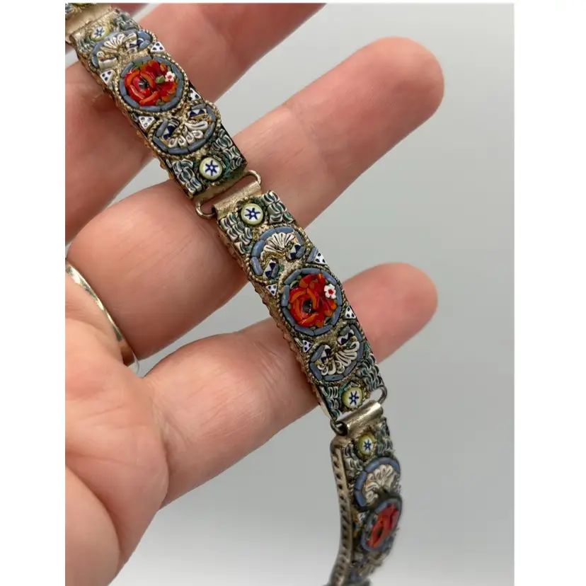 Vintage Micro Mosaic Bracelet