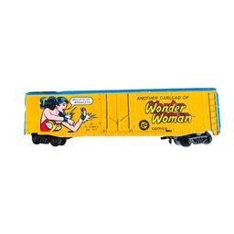 08. Vintage Wonder Woman Tyco HO Scale Train Car