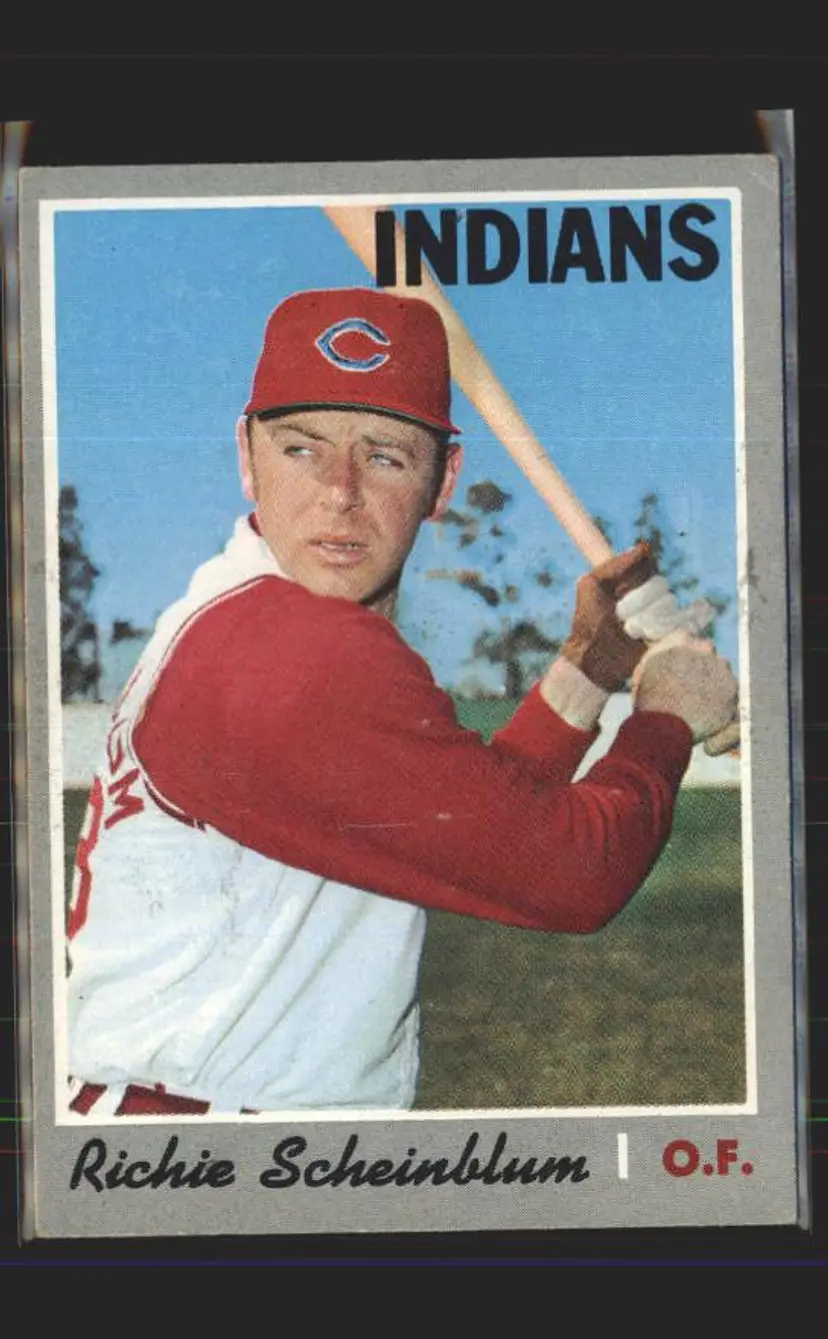 Richie Scheinblum 1970 Topps #161 - () - Cleveland Indians