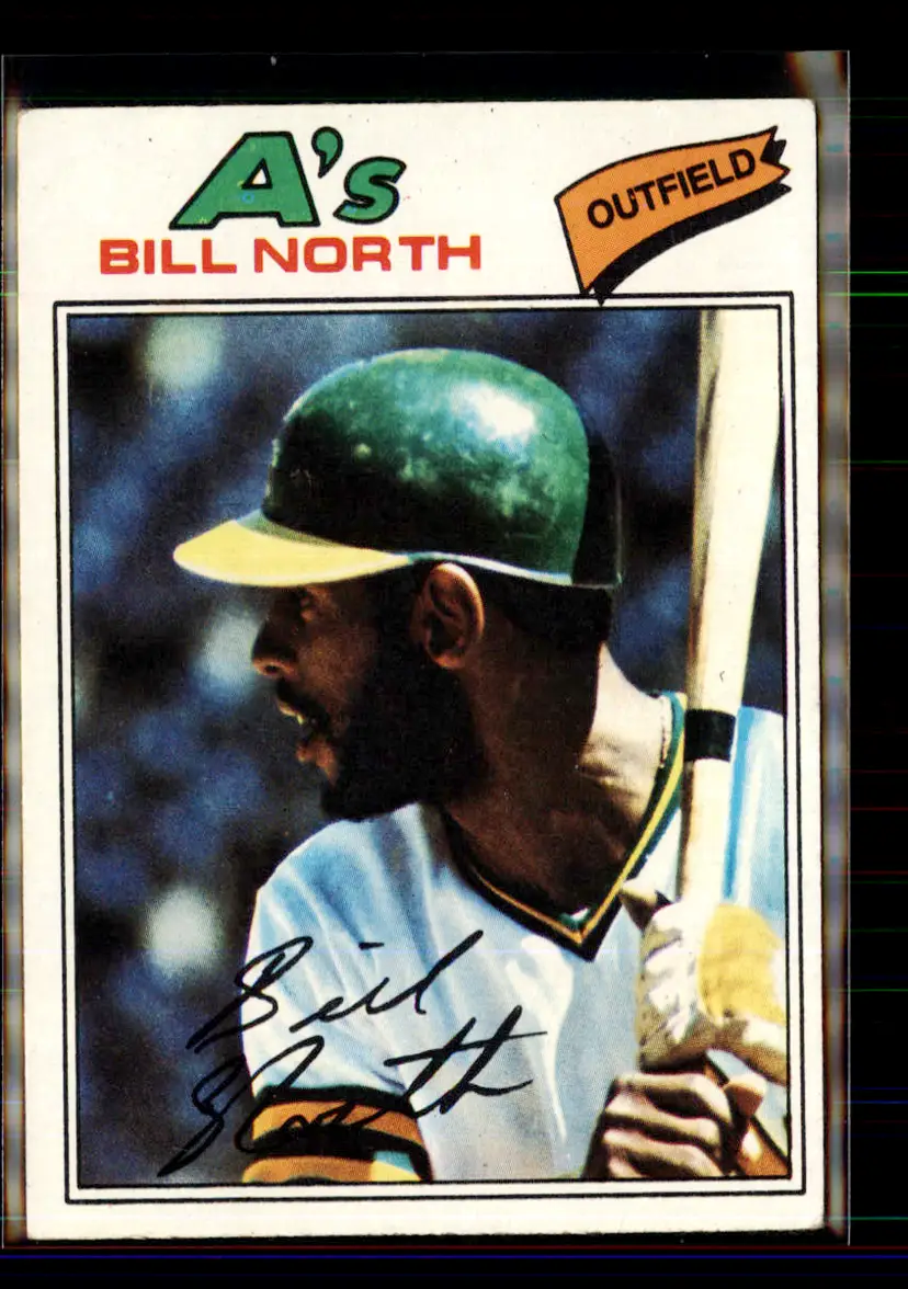 Bill North 1977 Topps #551 - (144) - Oakland Athletics