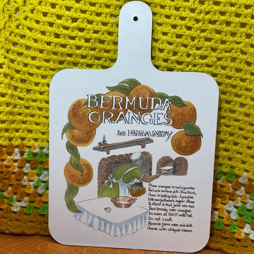 Melamine Cheese Charcuterie Board Hanging Oranges Recipe Wall Decor