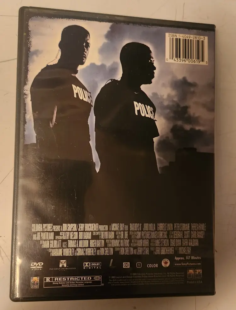 Bad Boys II DVD - Action-Packed Buddy Cop Sequel