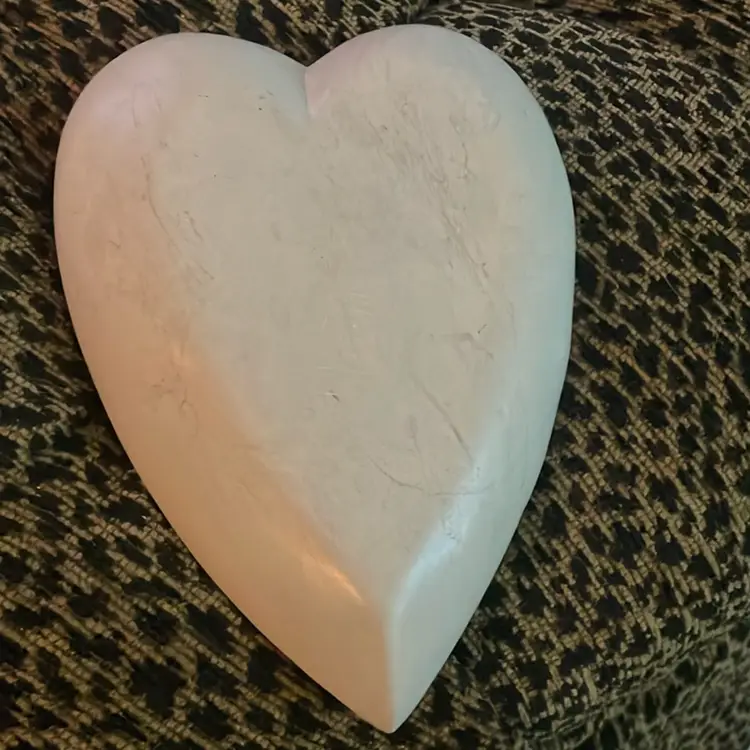 Carved Soapstone Heart