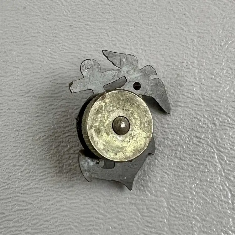 Vintage USMC US Marines Military Pin Screw Back Eagle Globe Anchor 1"