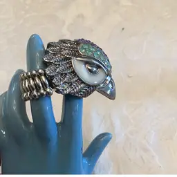 Eagle Head Stretch Ring