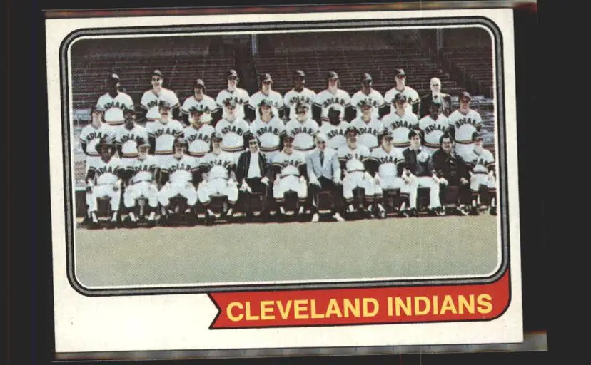 1974 Topps #541 Cleveland Indians - (pk5) - Cleveland Indians