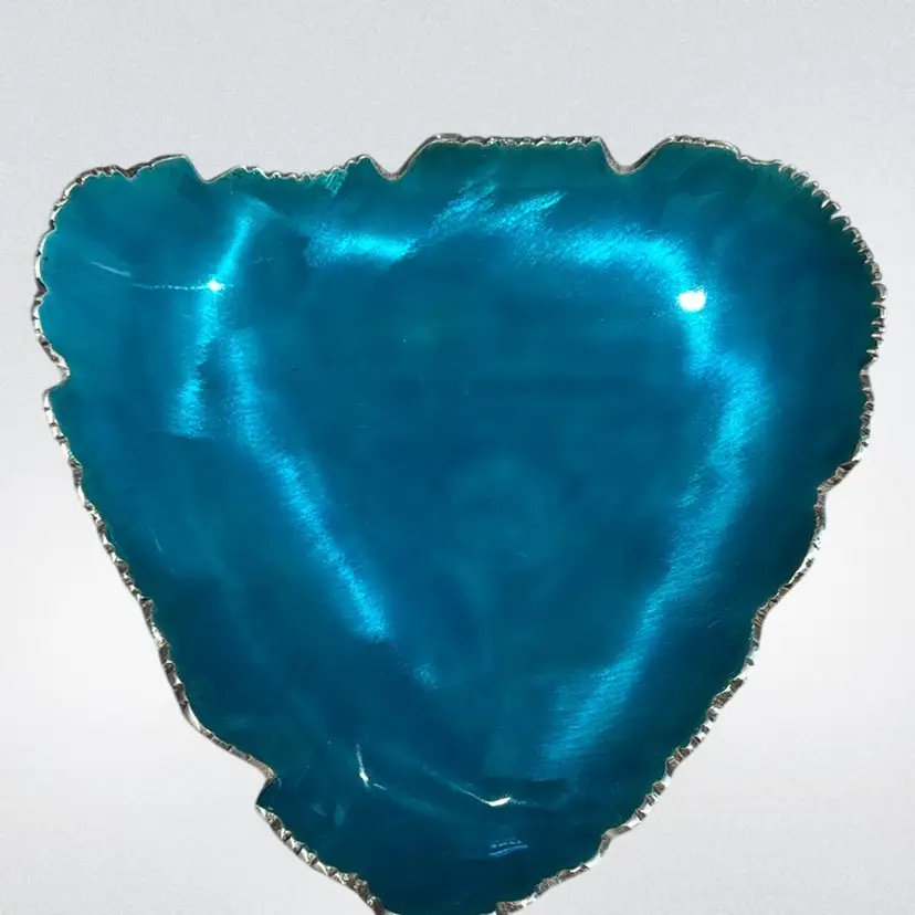 Aqua & Metal MCM Candy Dish