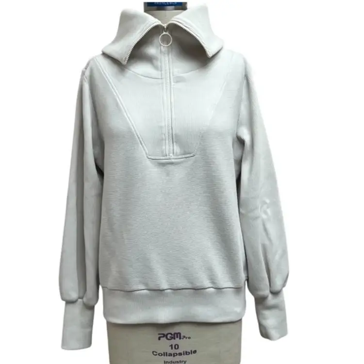 Varley Catherine Half-Zip Ribbed
Convertible Oversized Sweater Size XS