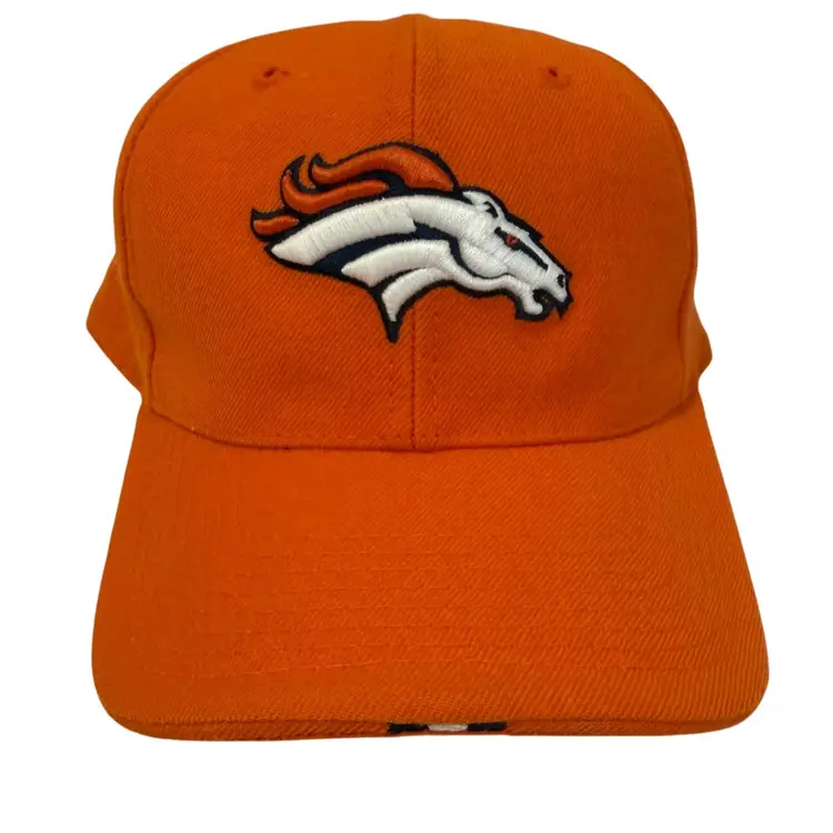 Nike Team NFL Denver Broncos Classic Orange Home Colors Fitted Hat - 7 3/8