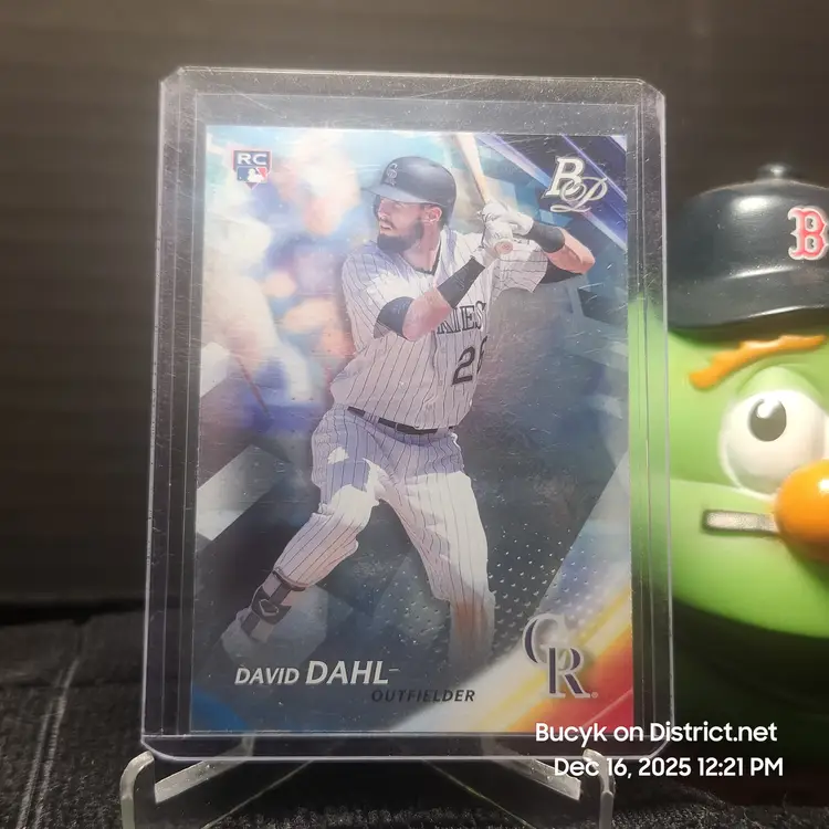 2017 Bowman Platinum - David Dahl Colorado Rockies