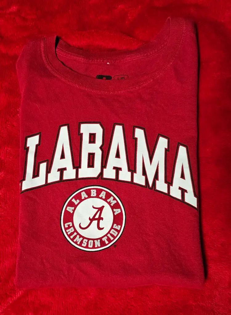 Alabama Crimson Tide Rusell T-Shirt Men's Size Large