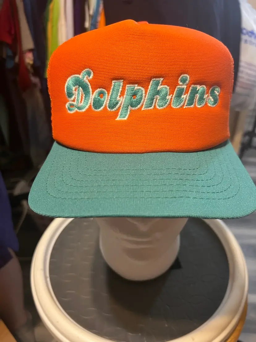 Vintage 1980’s Miami Dolphins SnapBack Trucker Hat