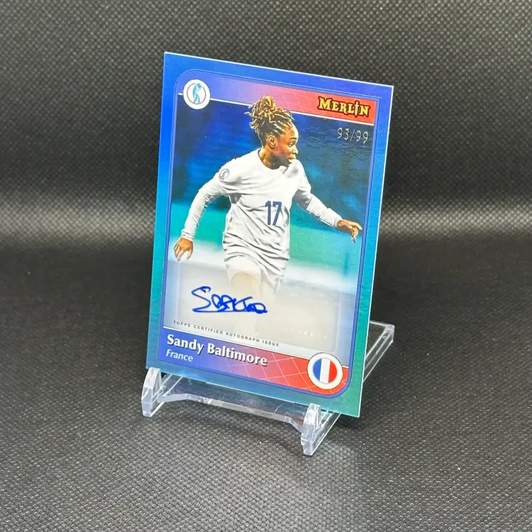 Sandy Baltimore Auto /99 2025 Topps Merlin Euros Autograph - France