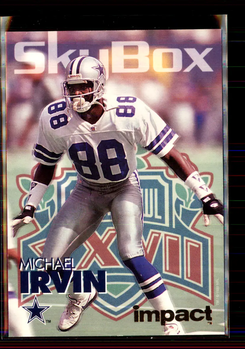 Michael Irvin 1993 SkyBox Impact #71 - Dallas Cowboys - (146-138)