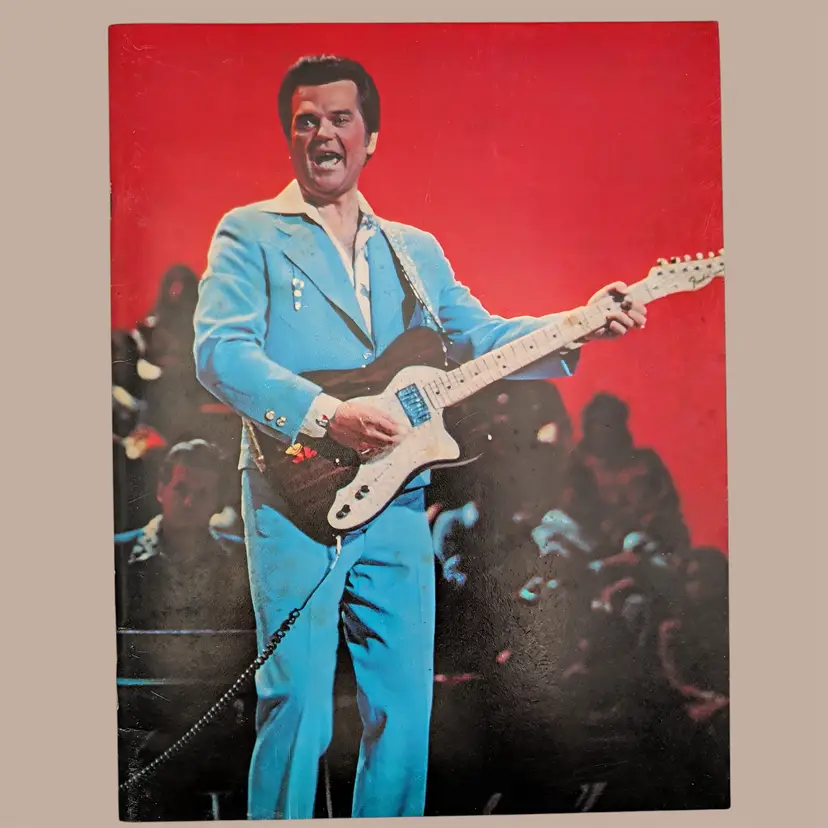 Vintage Conway Twitty Souvenir Concert Tour Program 1970s Country Music
