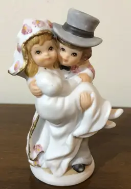 Lefton China The Christopher Collection Bride & Groom Figurine GUC, No Box