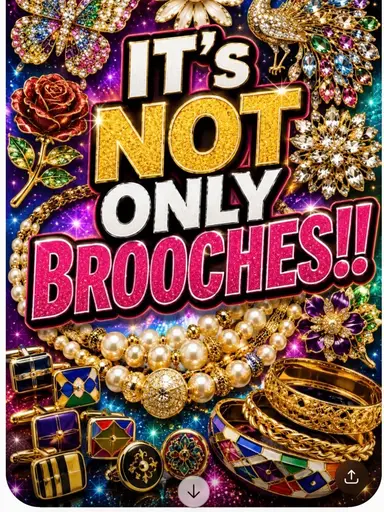 BROOCHES EARRINGS NECKLACE and MORE