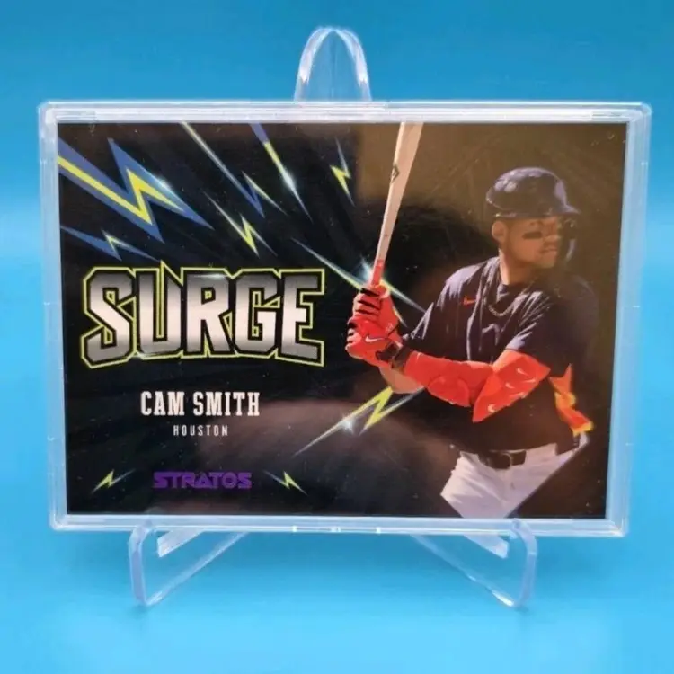 Cam Smith 2025 Pulse Stratos Baseball Rookie Surge 8/10 Houston Astros