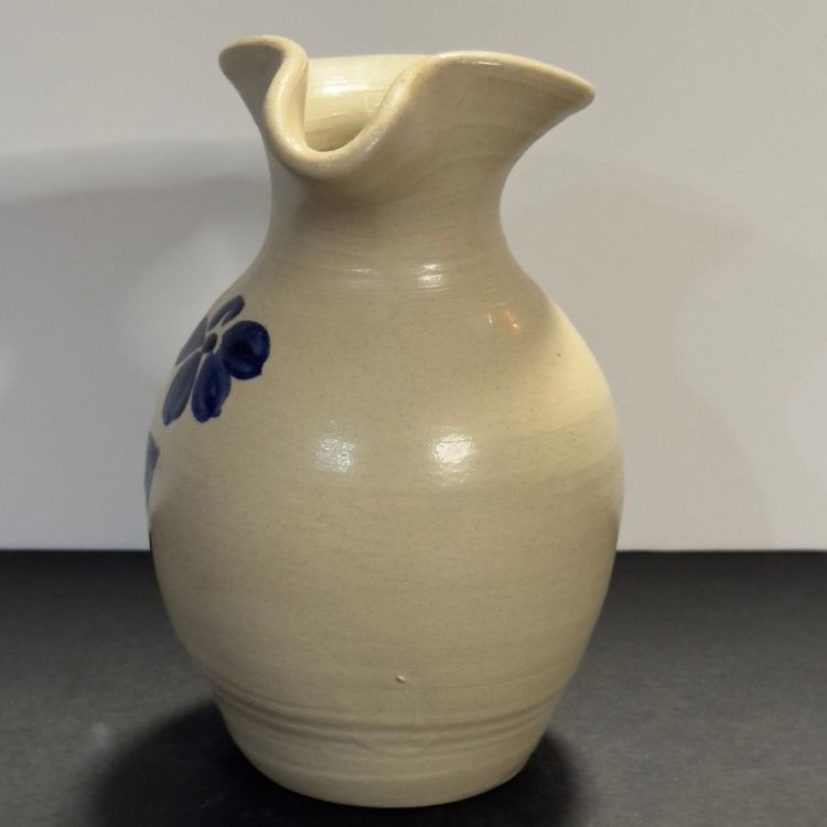 #1075 Williamsburg Pottery , Salt Glazed Pitcher