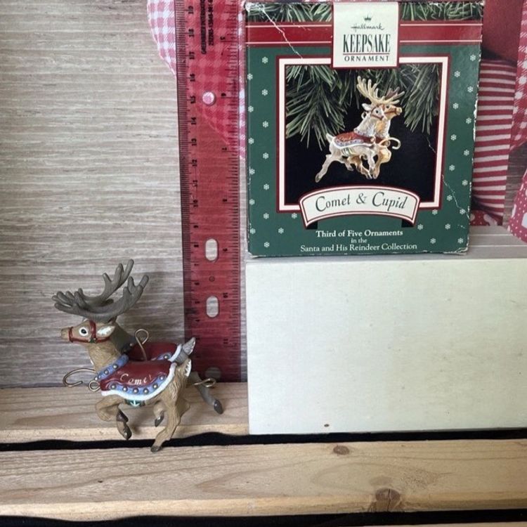 Hallmark Ornaments Comet And Cupid