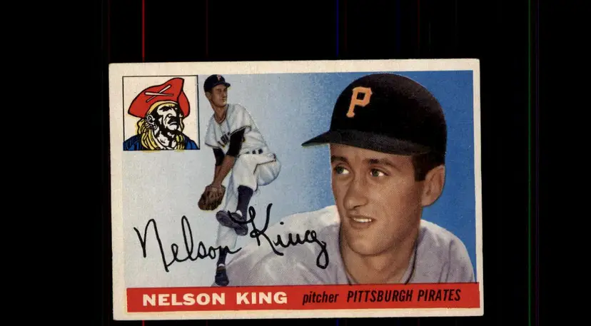 1955 Topps #112 Nelson King - (pk-tl1) - Pittsburgh Pirates