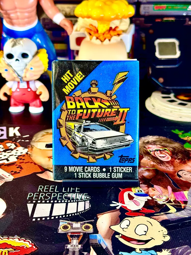 1x Vintage 1989 Back to the Future 2 | Movie Card Wax Pack by Topps