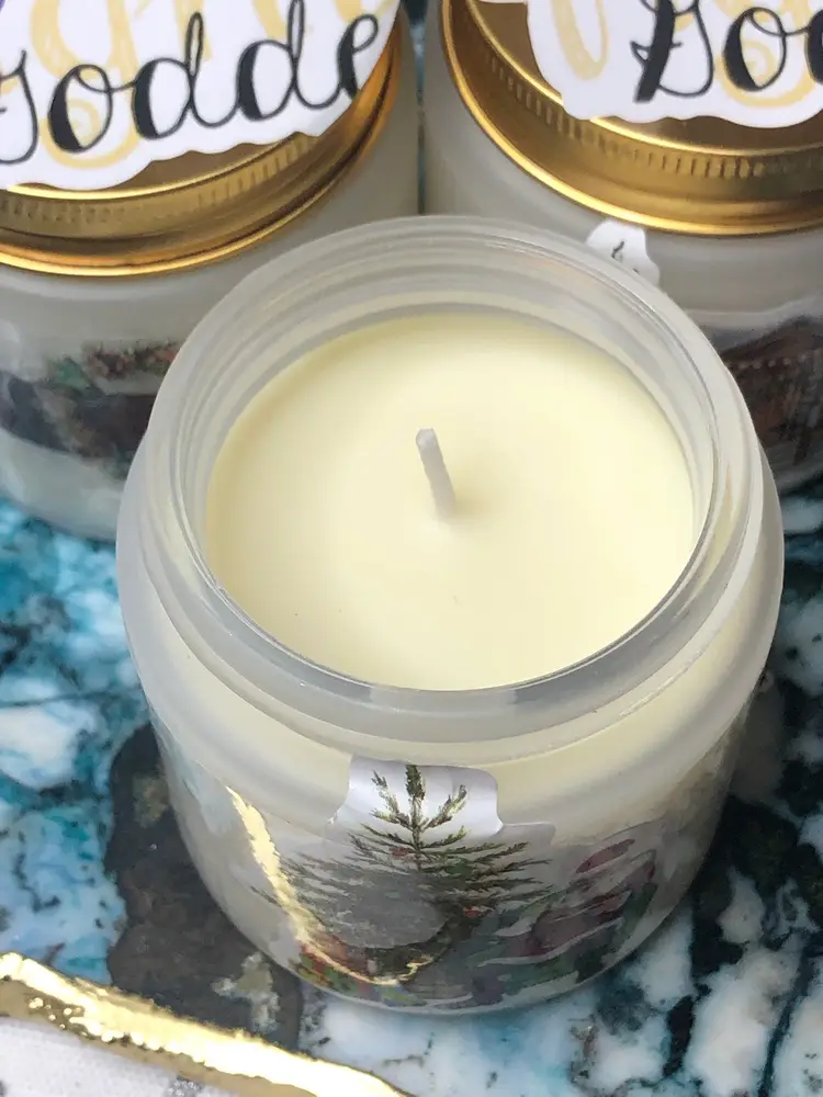 Orchid Ornament ⭐️Scent Of fresh Cut Christmas Flowers When Walking Into The Front Foray Of Your House. CANDLE Handmade Christmas