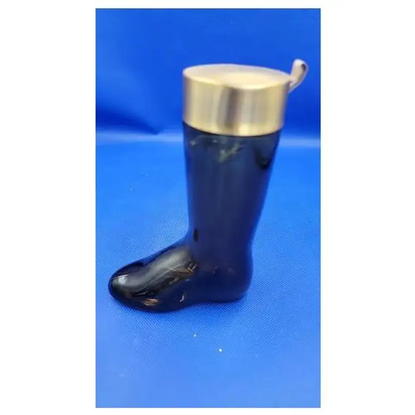 RARE FIND VINTAGE AVON  COLOGNE BOTTLE BROWN GLASS BOOT