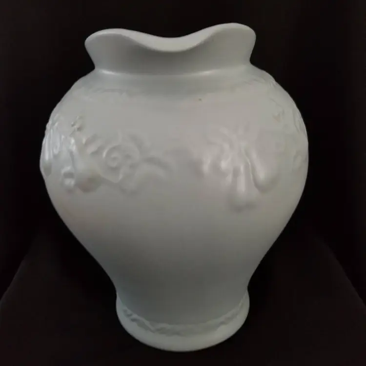 Vintage Blue Pottery Pitcher