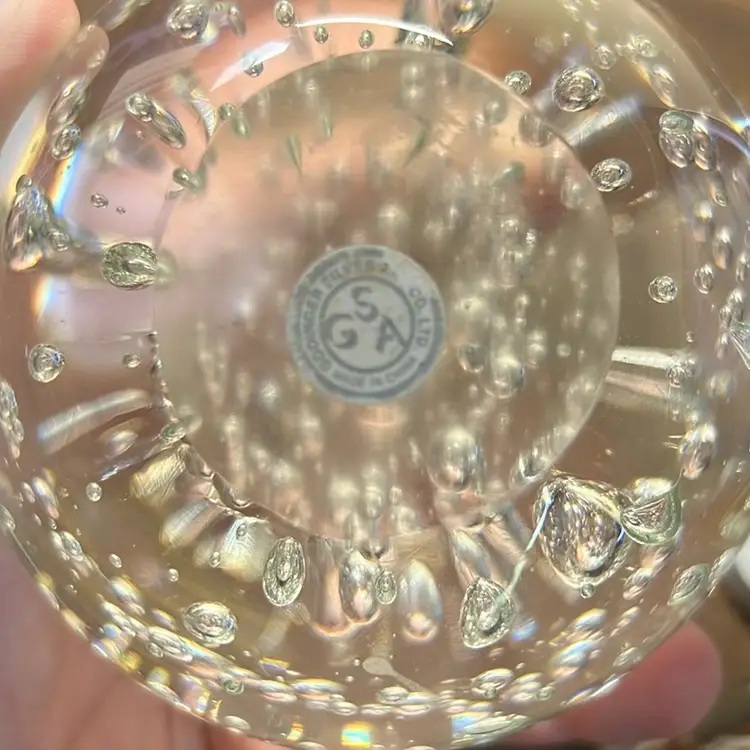 Large Godinger Paperweight