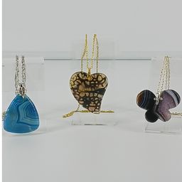 Three Gemstone Necklaces