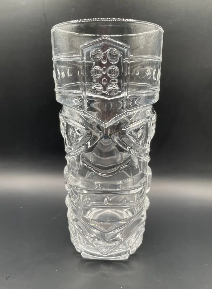 Glass Tiki Tumbler