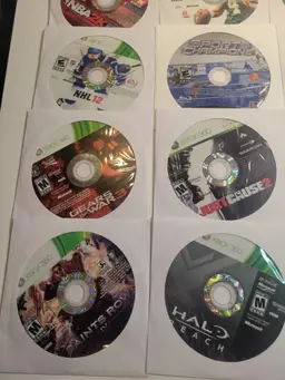 Video Game Disc Lot