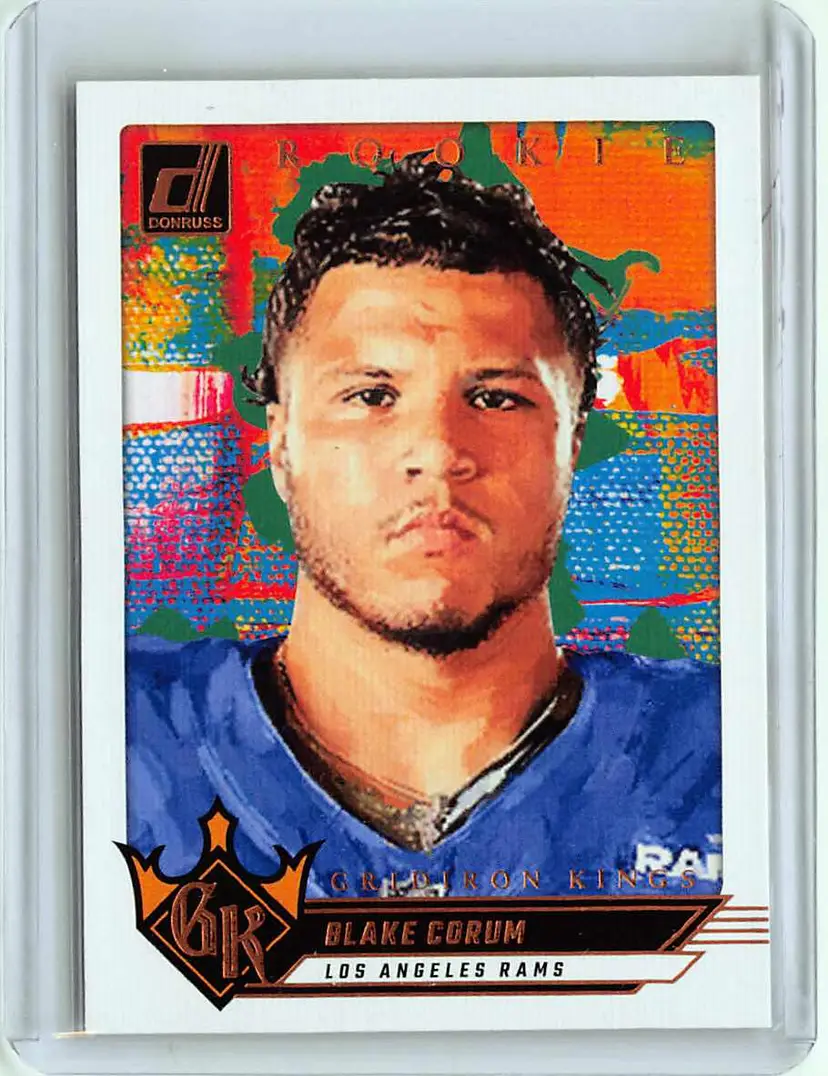 2024 Panini Donruss Gridiron Kings #17 Blake Corum Los Angeles Rams
