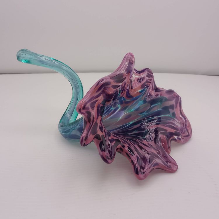 Blown glass flower