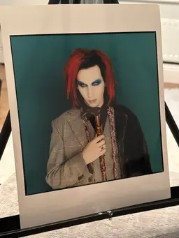 Marilyn Manson studio photograph in 9 x 12 By Olaf Heine 1998 Icon International