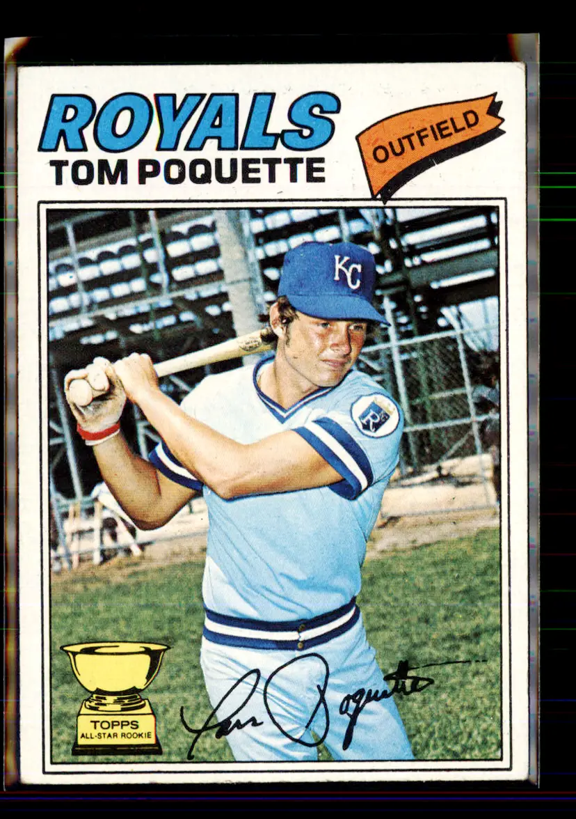 Tom Poquette 1977 Topps #93 - (144) - Kansas City Royals