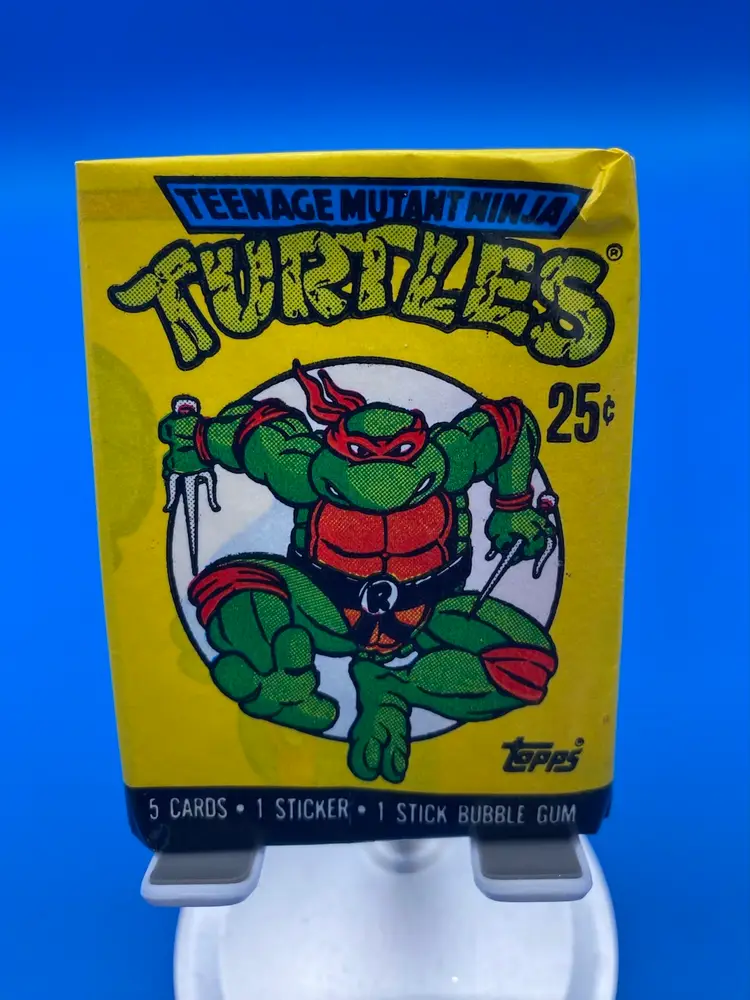 Topps Teenage Mutant Ninja Turtles Series 1 Trading Card Pack - Sealed 1989